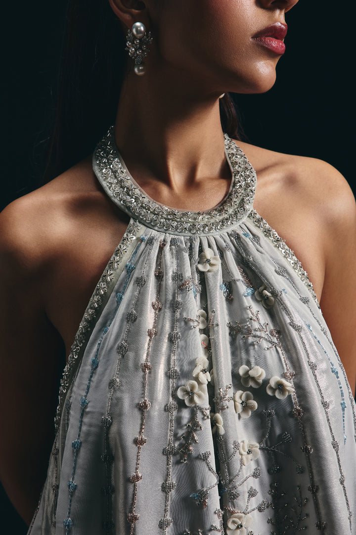 Ivy - Ivory Balloon Kurta With Lehenga Set