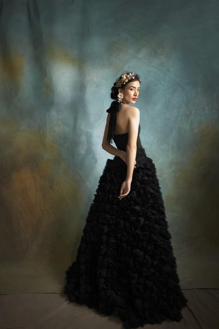 Black Roses Gown